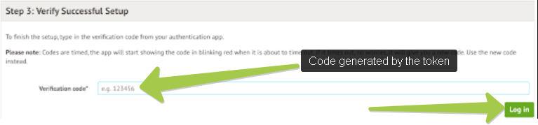 Hardware tokens for  Arbor MIS two-factor authentication