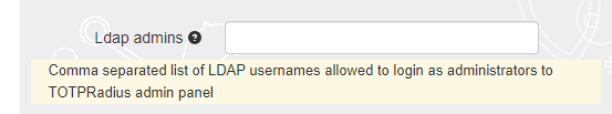 TOTPRadius LDAP Configuration