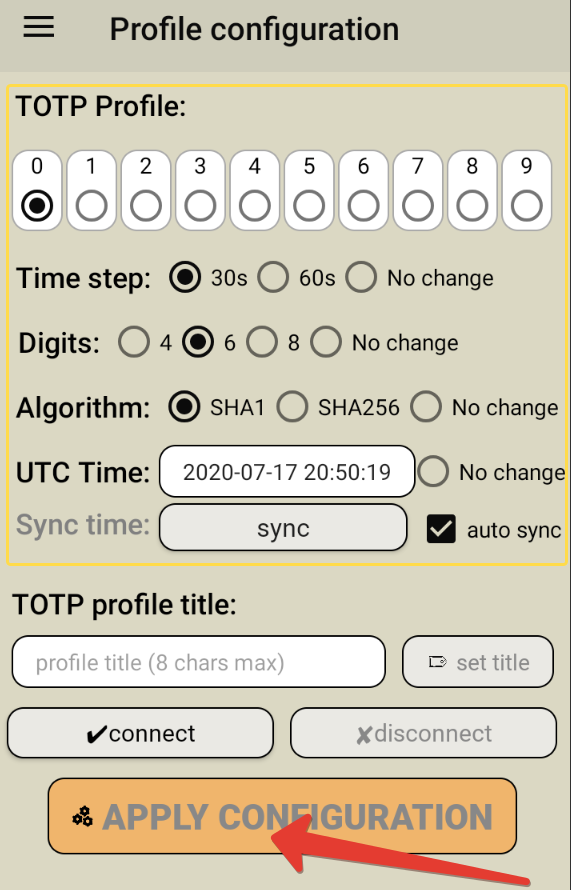 TOKEN2 NFC Burner for Molto1 - Android App