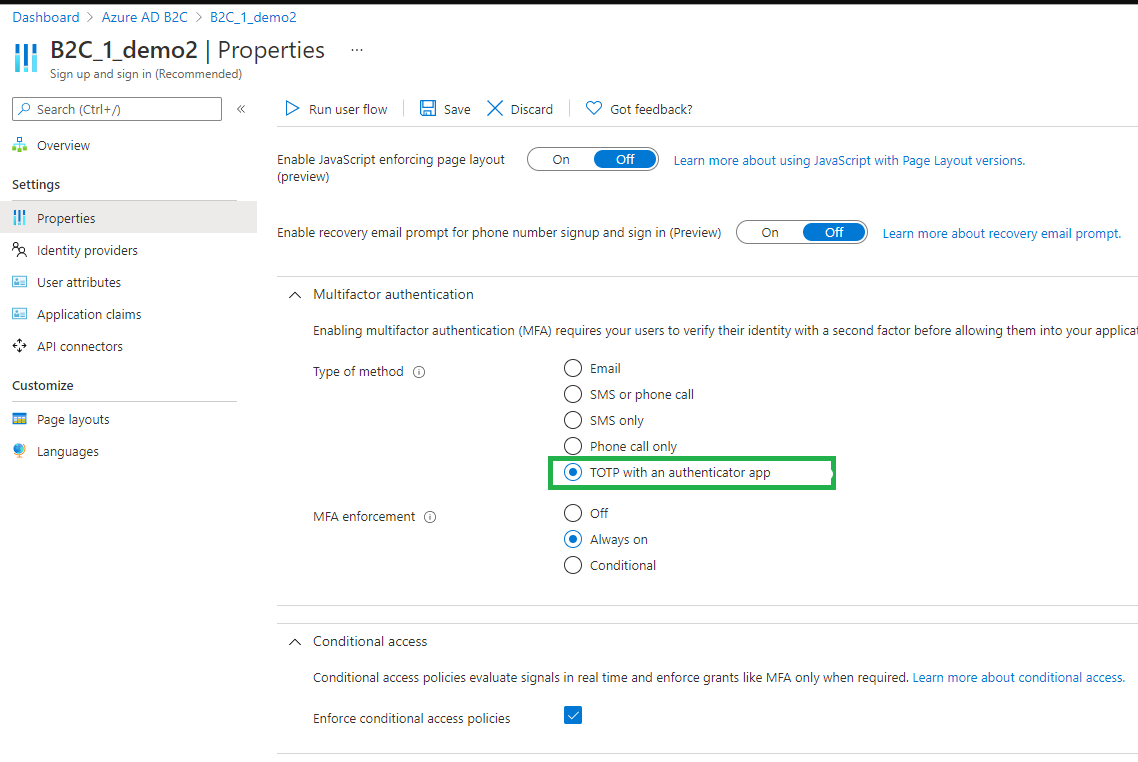 Using programmable hardware tokens with Azure AD B2C