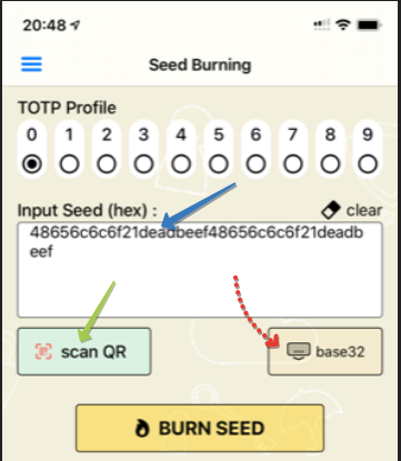 Molto-1-i NFC Burner app for iPhone